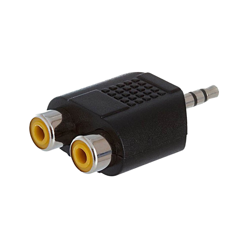 Plug 3,5 stereo a 2 jack RCA.