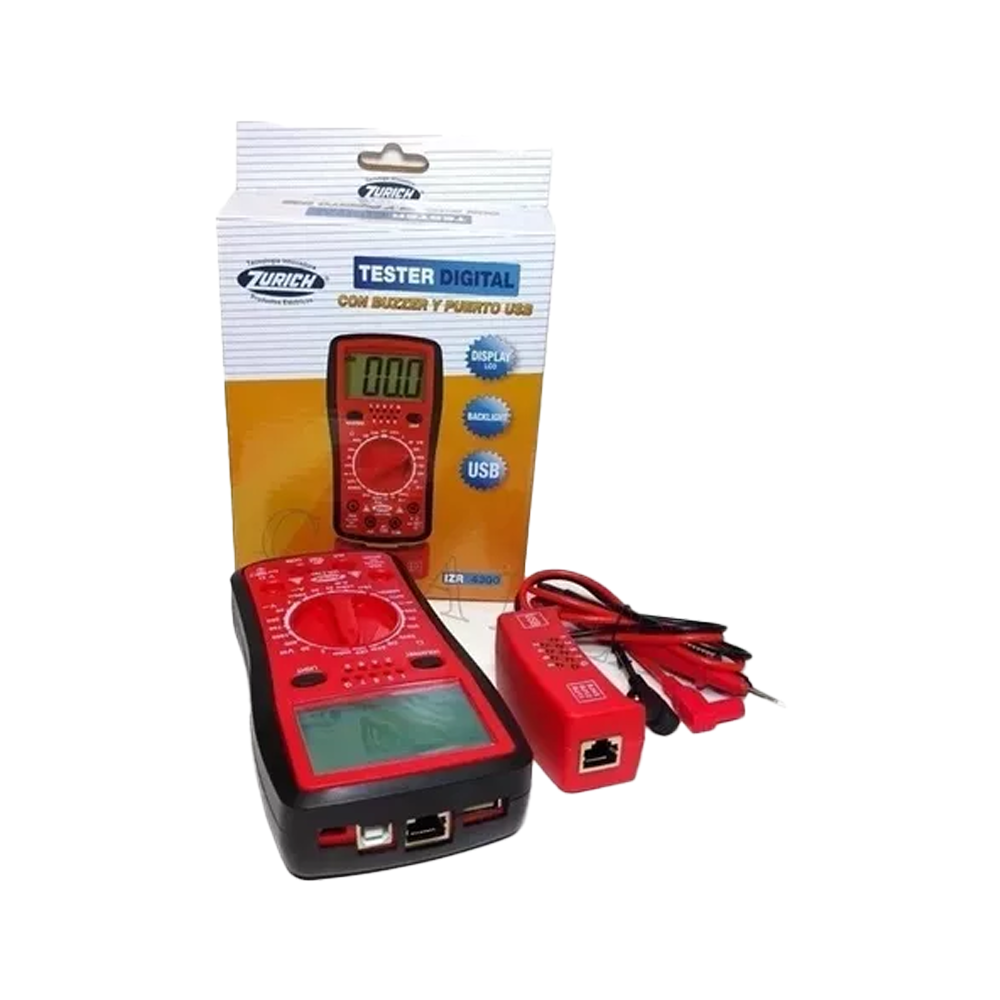 Tester digital p/USB IZR-4300.