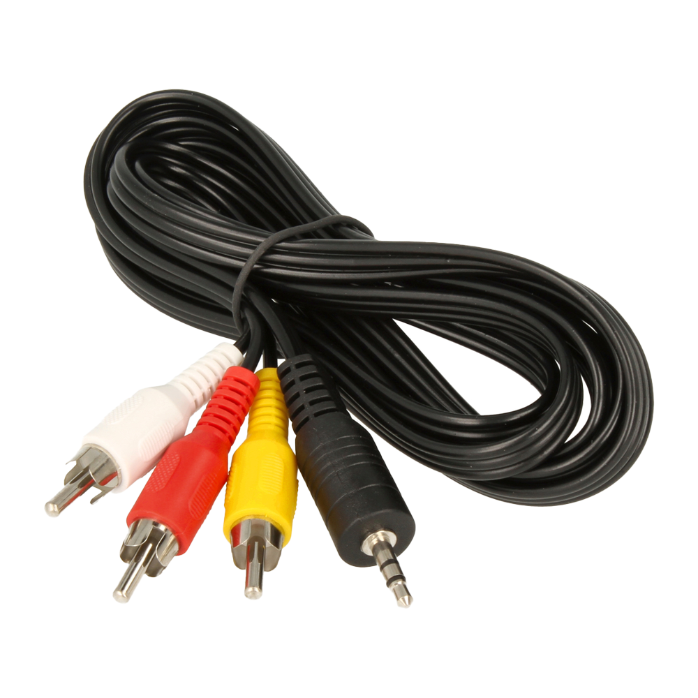 Cable 3,5 stereo a 3 RCA.