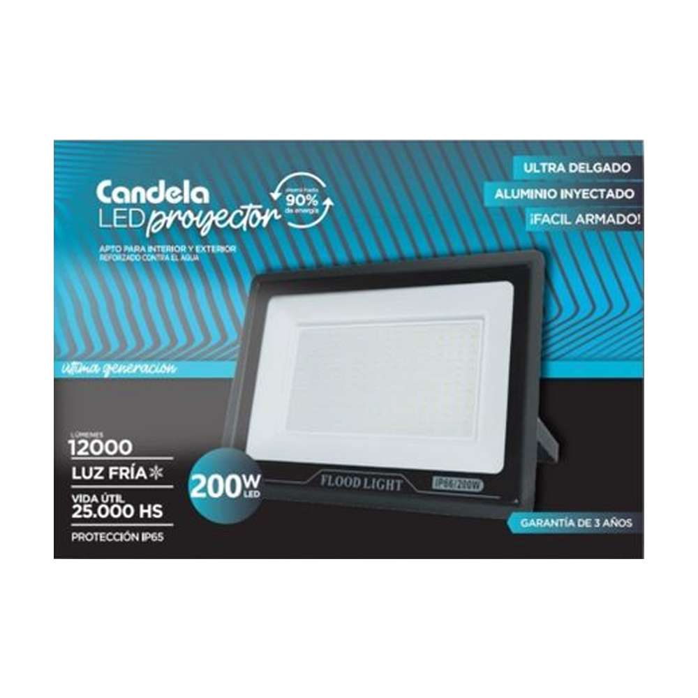 Reflector Led Proyector 200W. Frio.